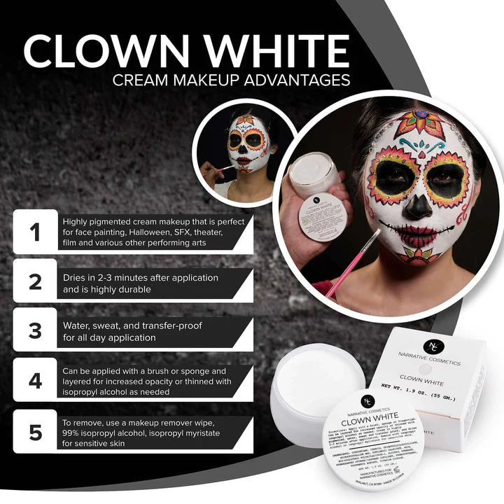 Narrative Cosmetics - Clown White