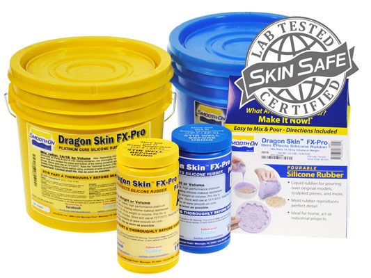Smooth-On Dragon Skin FX-Pro (Addition Cure Silicone Rubber For Special Effects)