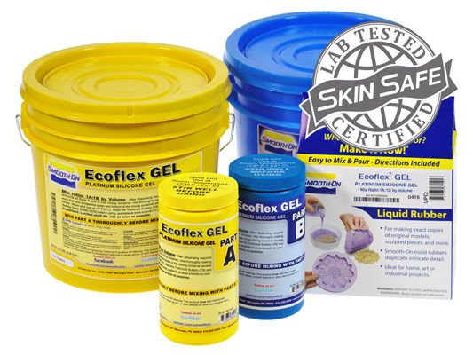 Smooth-On Ecoflex GEL (Addition Cure Silicone Rubber For Special Effects)