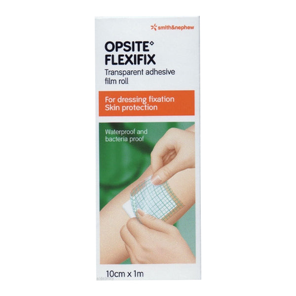 OPSITE FLEXIFIX 10 cm x 1 m - Film Adhésif Transparent Imperméable -  5000223435509 / 3401074902660