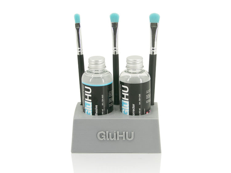 GluHU - Bottle & Brush Holder