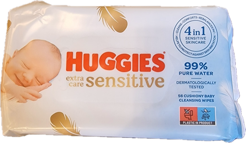 Huggies Extra Care Sensitive Wipes