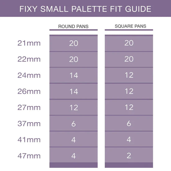 FIXY SMALL EMPTY MAGNETIC MAKEUP PALETTE