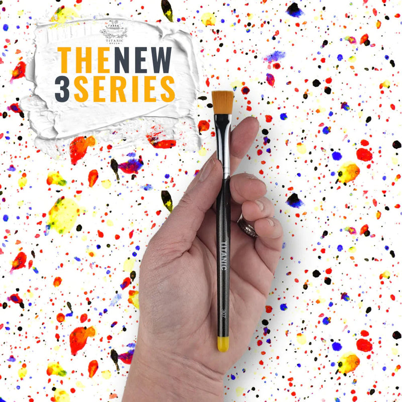 TITANIC NEW 3 Series - No. 307 - 1/2" Flat Brush