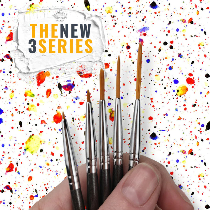 TITANIC NEW 3 Series - 5 piece Itty Bitty Liner Brush Collection