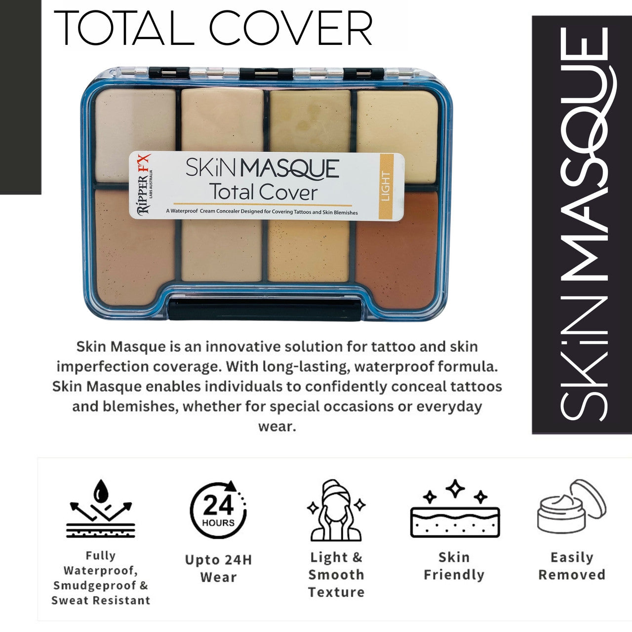 Ripper FX Skin Masque - Total Cover Light Palette NEW SIZE – TILT ...
