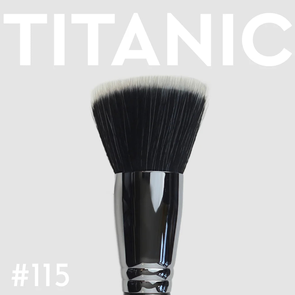 TITANIC PRO-FX BRUSH #115 - XL Duo-Fibre Body Stipple Brush – TILT ...
