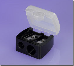 Black Dual Sharpener With Cover