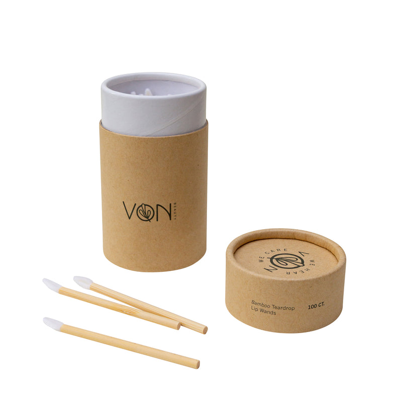 VON - Bamboo Teardrop Lip Wands