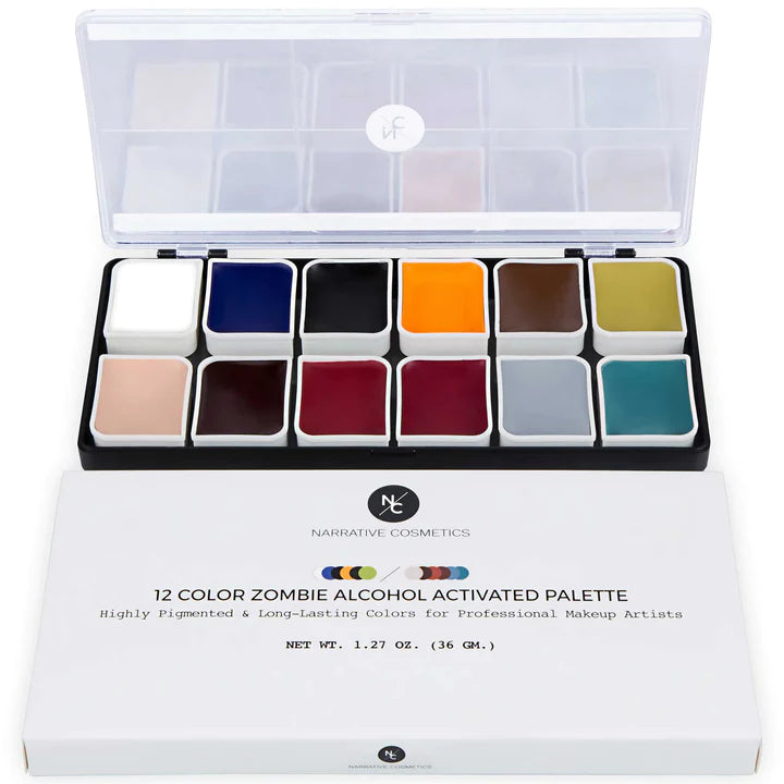 Narrative Cosmetics - Zombie Alcohol Activated Palette