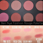 Ben Nye -Fashion Rouge Palette - 8 colours