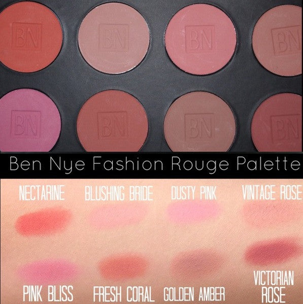 Ben Nye -Fashion Rouge Palette - 8 colours