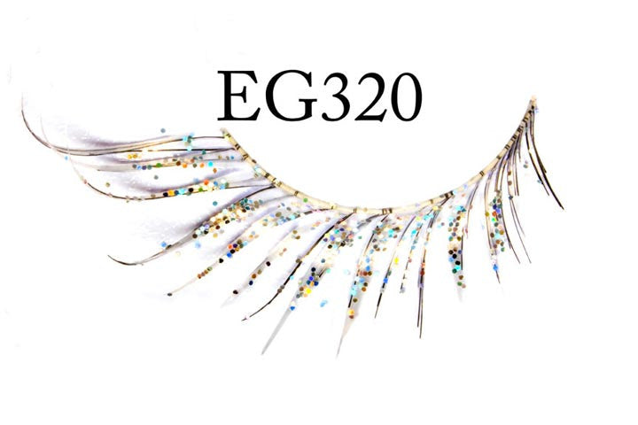 #EG320 - GLITTER FEATHERED EYELASH
