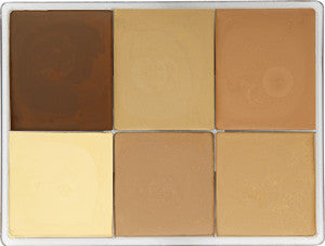 MAQPRO - 6 Color Fard Creme Essential Palette