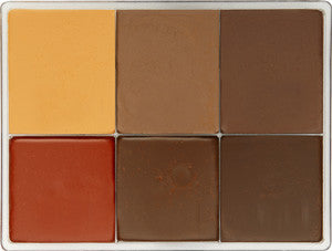 MAQPRO - 6 Color Fard Creme Onyx Palette