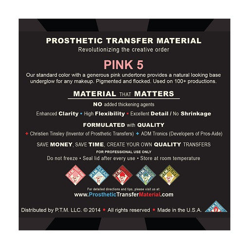 P.T.M. PINK 5 - PROSTHETIC TRANSFER MATERIAL