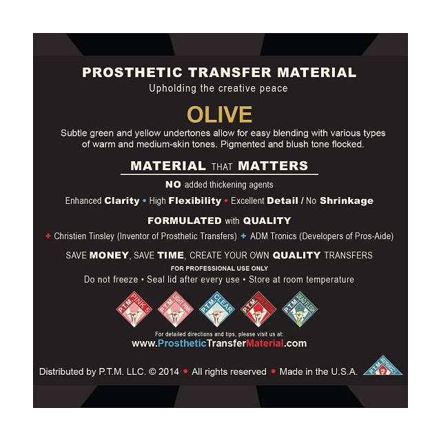 P.T.M. OLIVE - PROSTHETIC TRANSFER MATERIAL