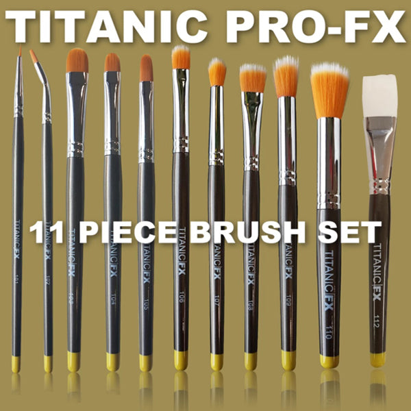 Titanic Pro-FX Brush 109 - Medium Round Duo Fiber Stipple Brush
