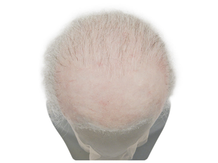 Atelier Bassi GUNDUL Silicone Bald Wig with thinning hair on top