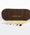 Bdellium Tools Professional Antibacterial Makeup Studio Line Basic 7pc. Brush Set With Roll-Up Pouch