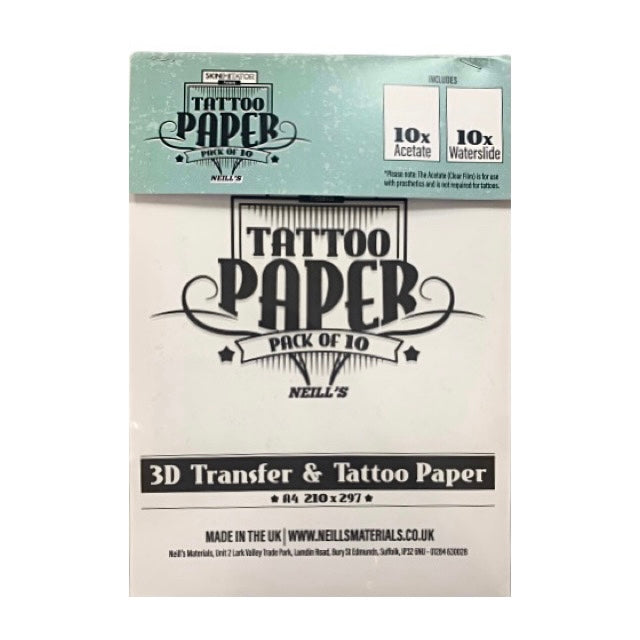 Neill's Materials  - Tattoo and PTM Transfer Paper