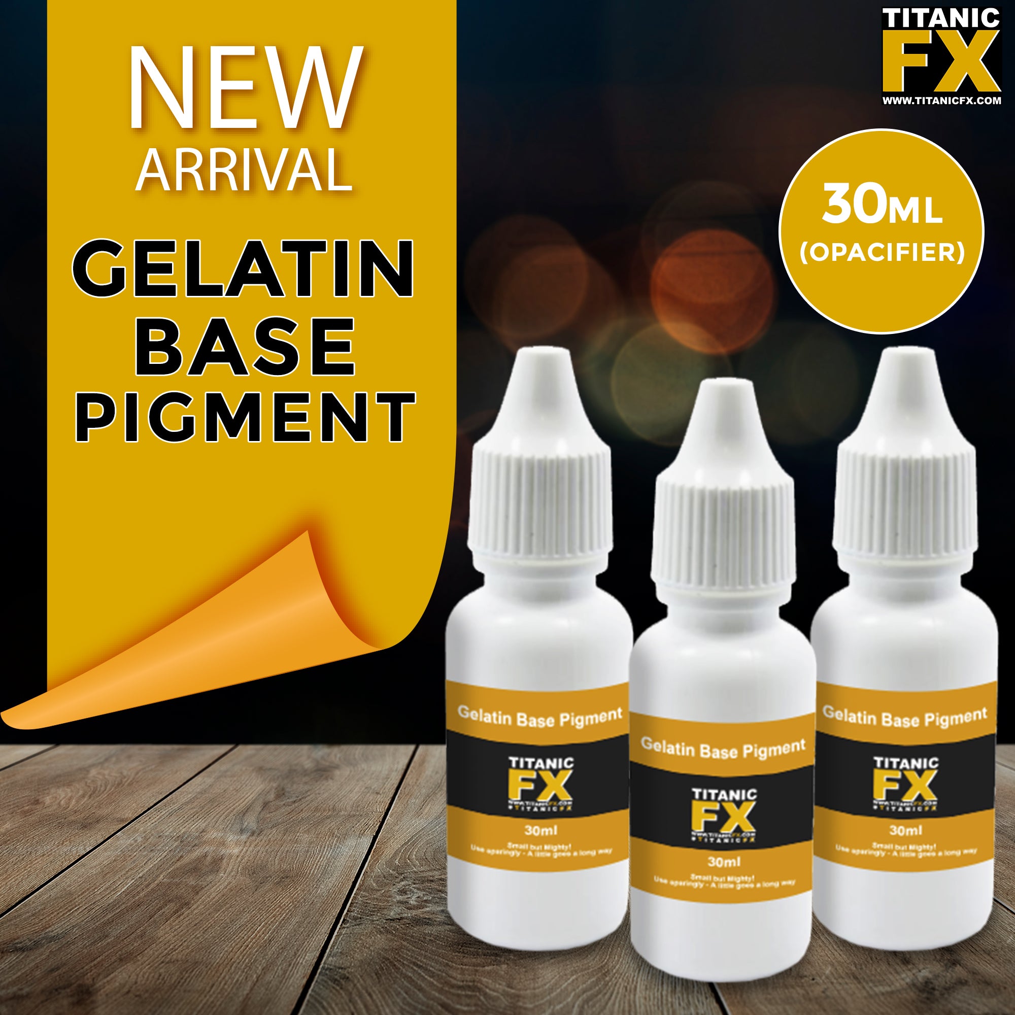 **SALE** TITANIC FX GELATIN BASE PIGMENT (OPACIFIER) – TILT ...